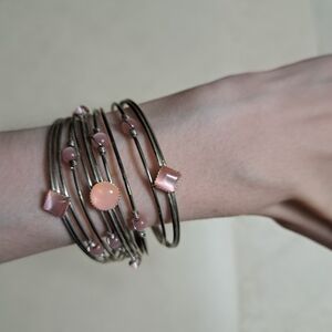 Vintage Multi Wire Bangle Bracelet